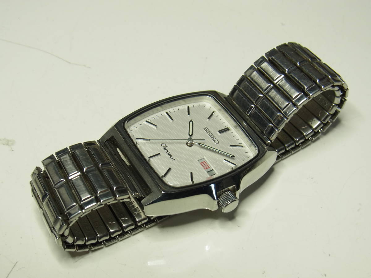 稼働品SEIKO クロノス デイデイト クォーツ メンズ 腕時計A74