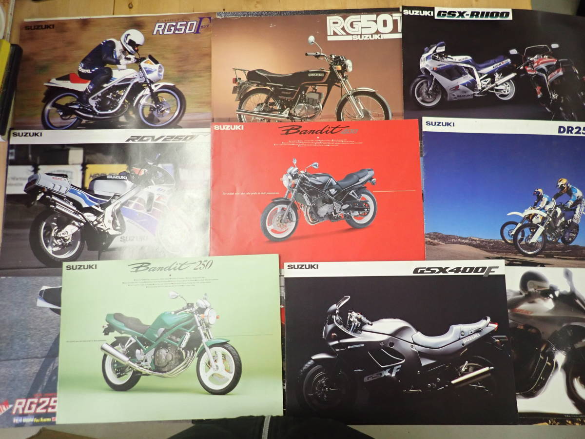 B/M1】SUZUKI スズキ バイク カタログ・チラシ まとめて26点（冊