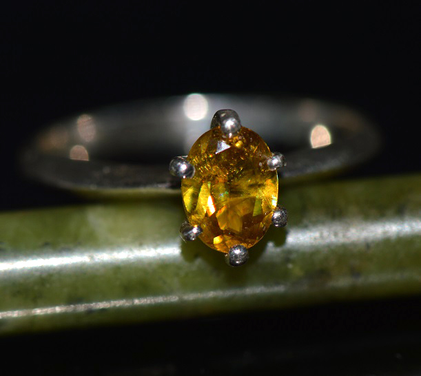 【特注】アフリカ産スフェン・シルバー・リング