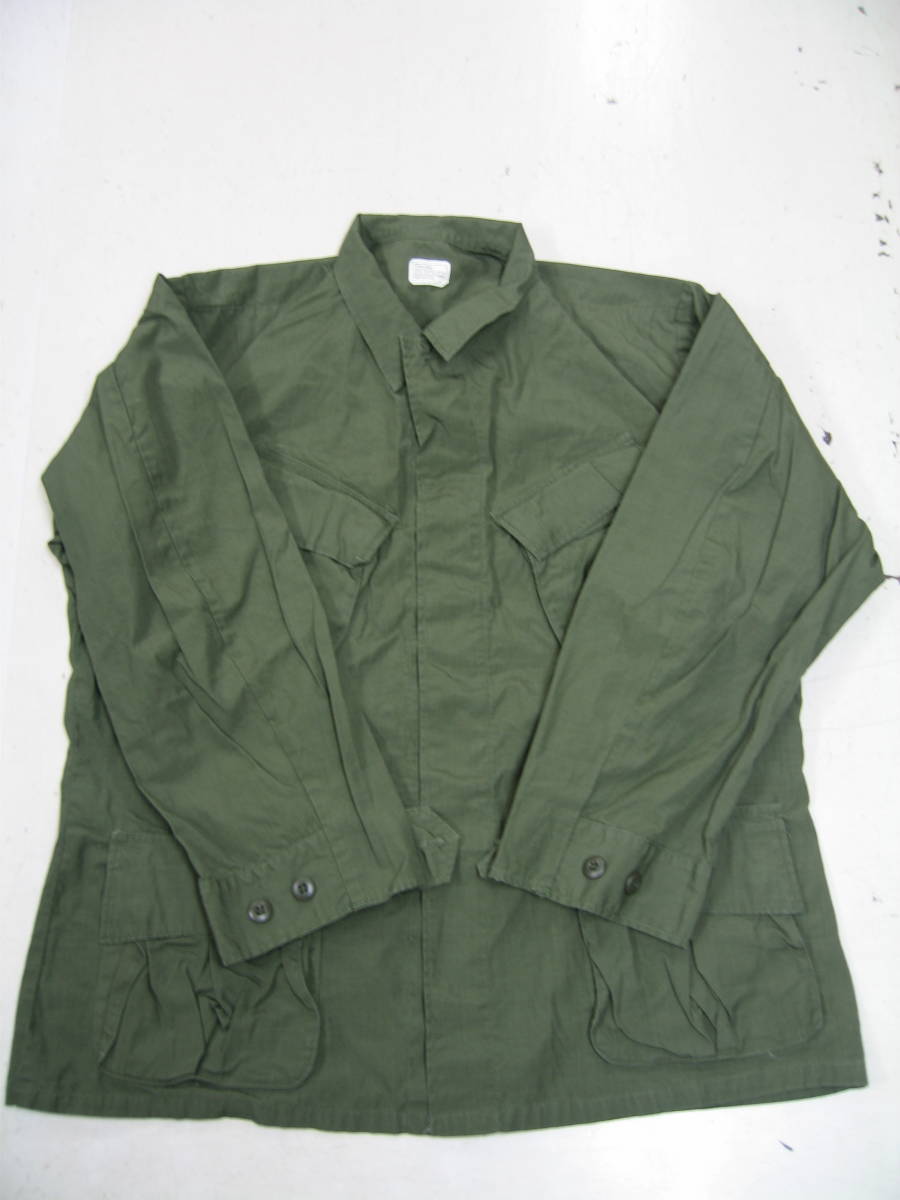 デッドストック アメリカ軍 ジャングルファティーグジャケット L-S