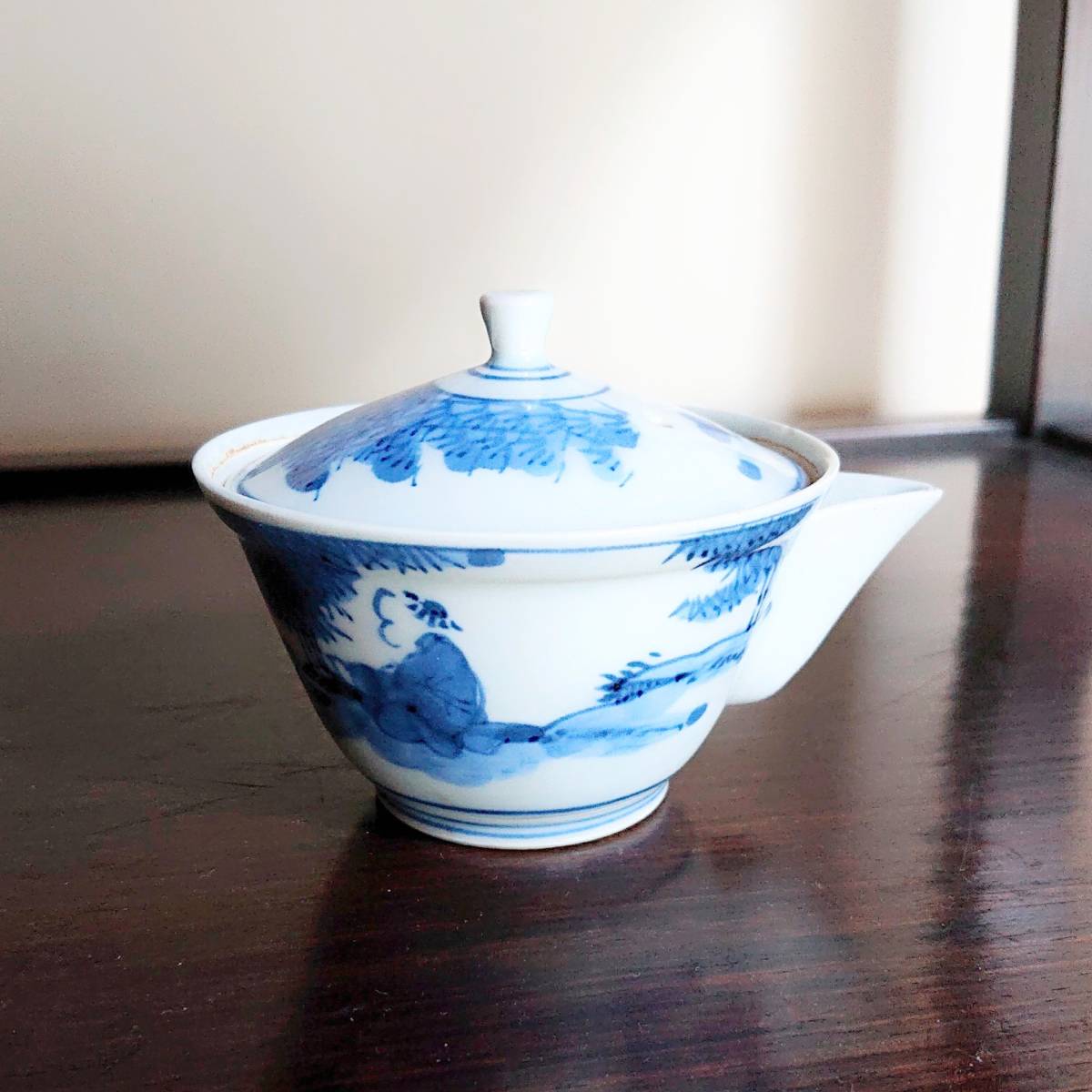 京焼 竹泉 染付 青華磁 茶器 造 三浦竹泉 三浦 磁器