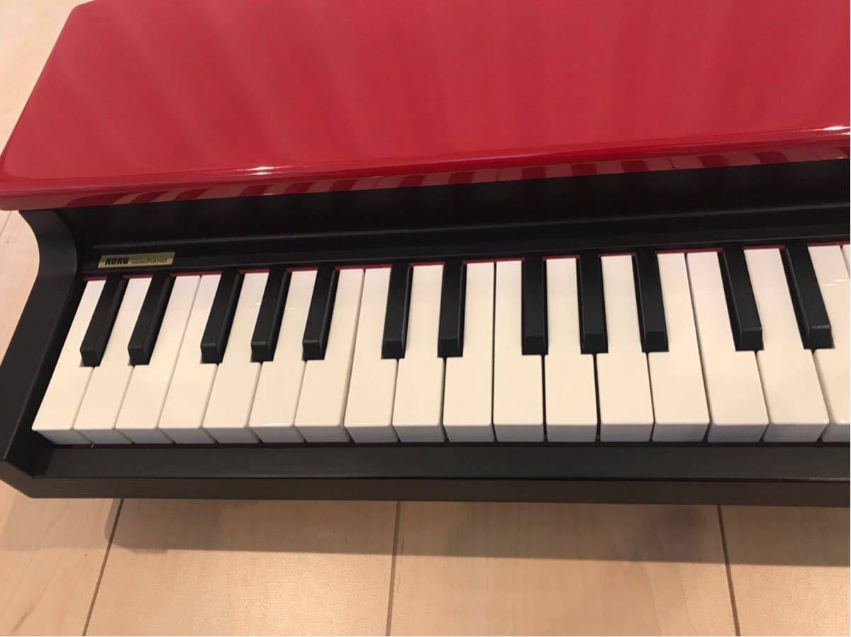 Micro piano ピアノ 鍵盤 赤 KORG コルグ micro PIANO 電子ピアノ