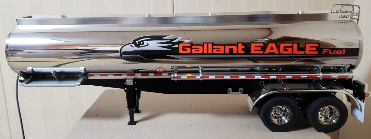 【中古美品】タミヤ(TAMIYA)1/14ビッグトレーラー フューエルタンクトレーラー_2