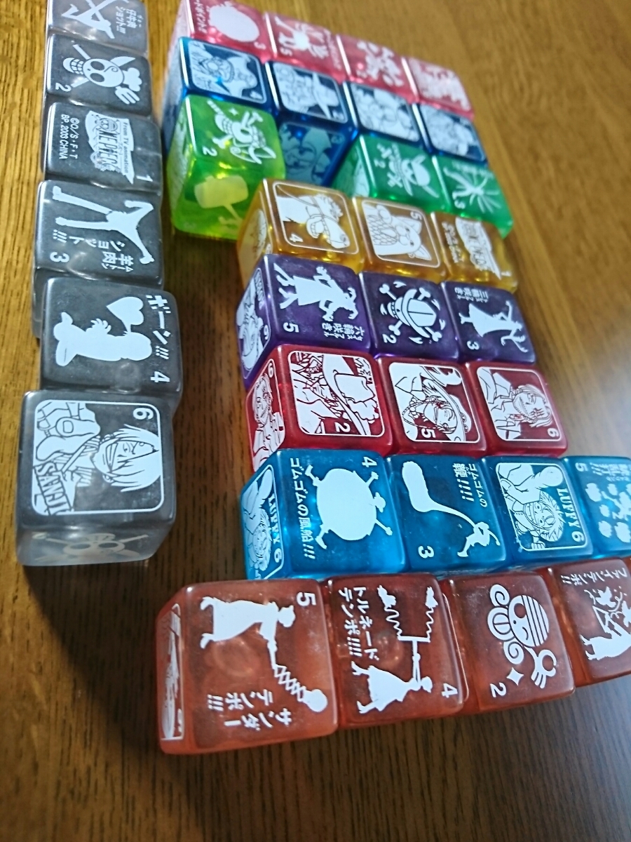 ワンピース クリスタルサイコロ ダイスまとめて35個セット One Piece ルフィ ナミ ゾロ サンジ チョッパー ワンピースキャラクター グッズ One Piece 売買されたオークション情報 Yahooの商品情報をアーカイブ公開 オークファン Aucfan Com