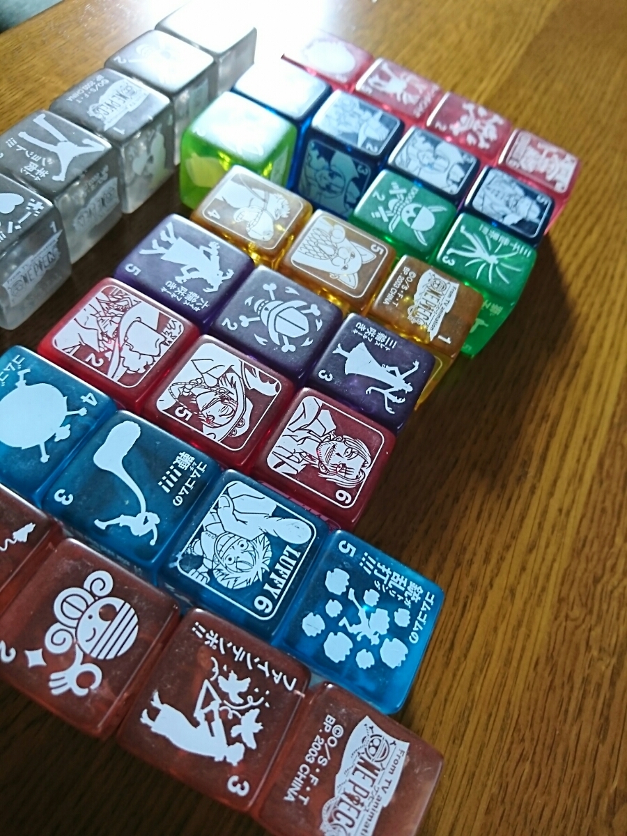 ワンピース クリスタルサイコロ ダイスまとめて35個セット One Piece ルフィ ナミ ゾロ サンジ チョッパー ワンピースキャラクター グッズ One Piece 売買されたオークション情報 Yahooの商品情報をアーカイブ公開 オークファン Aucfan Com