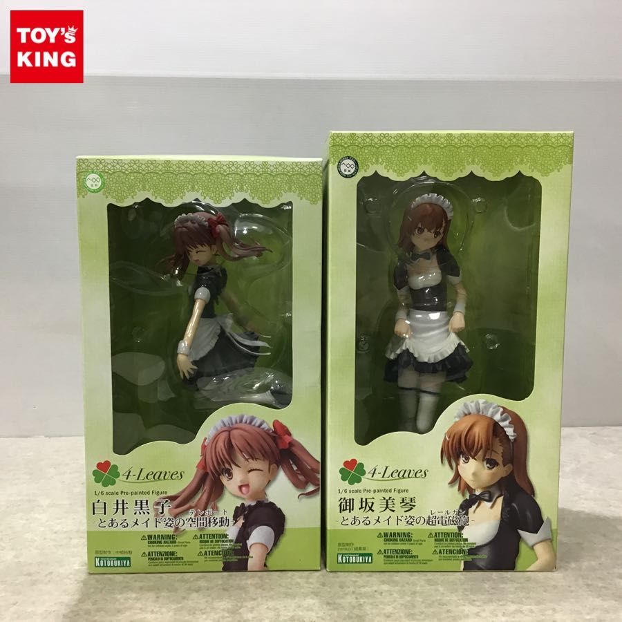 コトブキヤ 4-Leaves 1/6 御坂美琴 とあるメイド姿の超電磁砲、白井