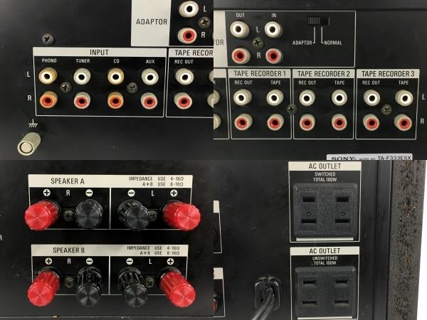 ジャンク SONY TA-F333ESX プリメインアンプ 音響機材 オーディオ