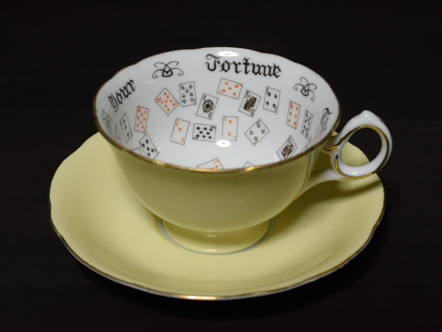  50s ビンテージ フォーチュンテリング カップ ソーサー トランプ カード 占い 紅茶 ハロウィン ミッドセンチュリー フィフティーズ 魔女(雑貨)｜売買されたオークション情報、yahooの商品情報 その他