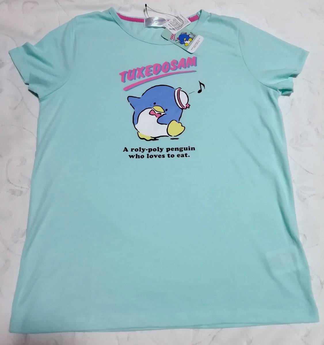 サンリオ タキシードサム レディース 半袖 Tシャツ Mサイズ 水色 送料198円 在庫数2 イラスト キャラクター 売買されたオークション情報 Yahooの商品情報をアーカイブ公開 オークファン Aucfan Com
