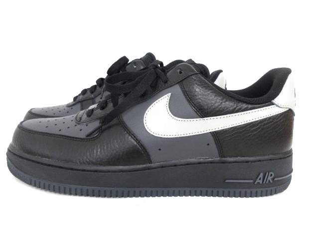 XE685★ナイキ スニーカー エアフォースワン'07 ブラックxグレー 29cm / 315122-059 NIKE AIR FORCE1 / 靴 シューズ メンズ / 新品