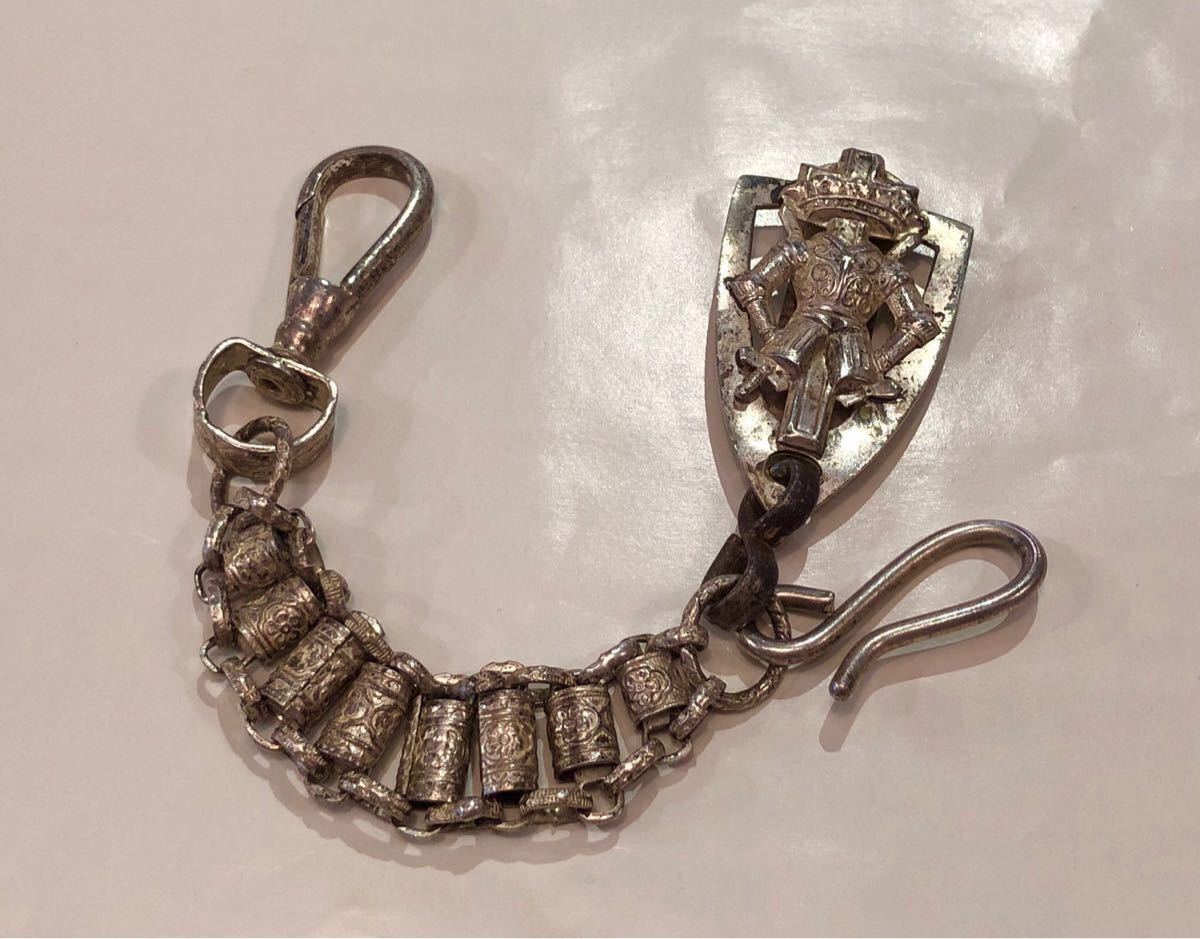 低価，爆買い レア Vintage Freemason Sword Chain ヴィンテージ