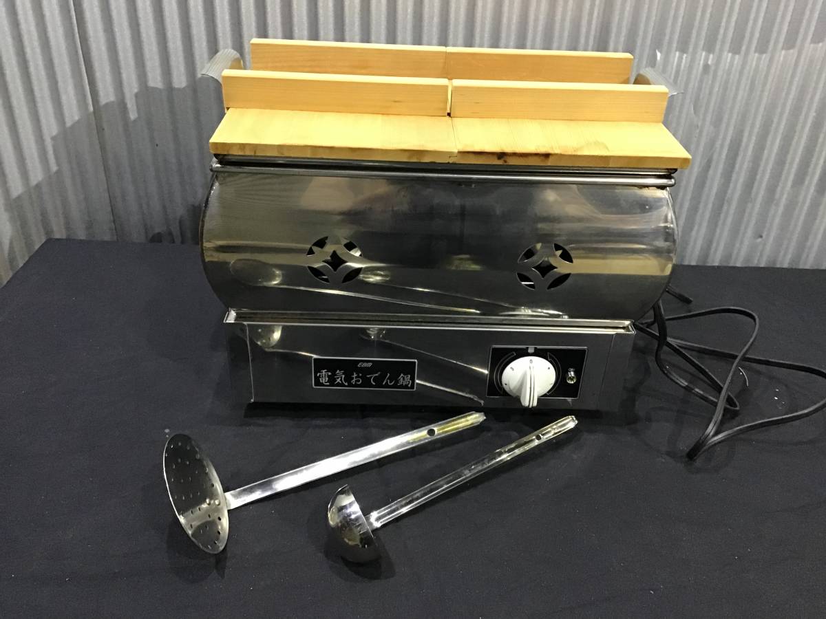 電気おでん鍋 おでん鍋 業務 中古品 EBM 6つ切り 蓋なし - 江部