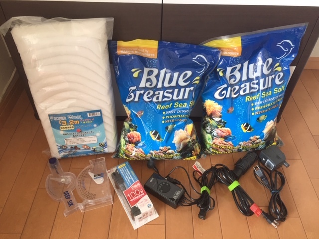 【引取り限定】90cm×30cm×36cm オーバーフロー水槽セット三重管_2