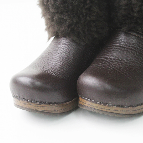 DANSKO × MIYOKO OKAO ダンスコ 岡尾美代子 ボア ショート ブーツ 38