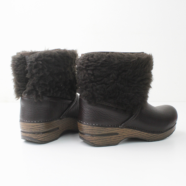 DANSKO × MIYOKO OKAO ダンスコ 岡尾美代子 ボア ショート ブーツ 38