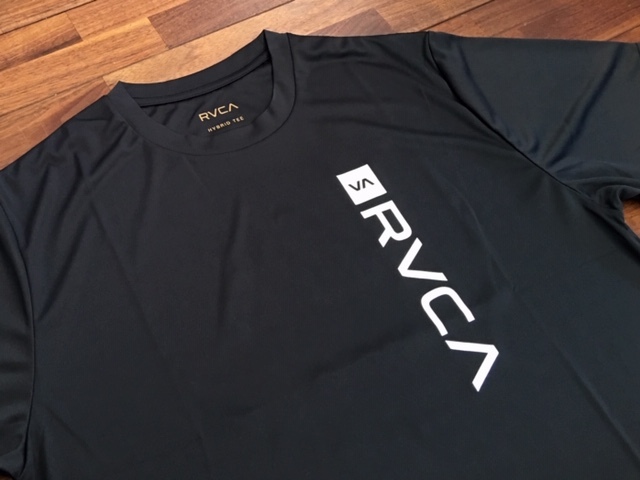 RVCA Tシャツ メンズ ルーカ 半袖 SS バックプリント ロゴ 速乾 軽量 EDGE STRAIGHT SPORT SALERVCA 2026年春夏モデル 白