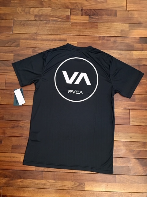 RVCA Tシャツ メンズ ルーカ 半袖 SS バックプリント ロゴ 速乾 軽量 EDGE STRAIGHT SPORT SALERVCA 2026年春夏モデル 白