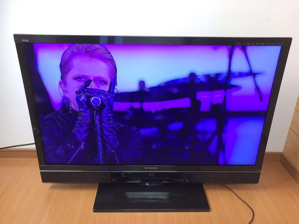 J5Z MITSUBISHI 三菱 40V型 液晶テレビ LCD-40MDR3 3D対応 HDD内蔵 ブルーレイディスクレコーダー搭載 ハードディスク 40インチ 40型