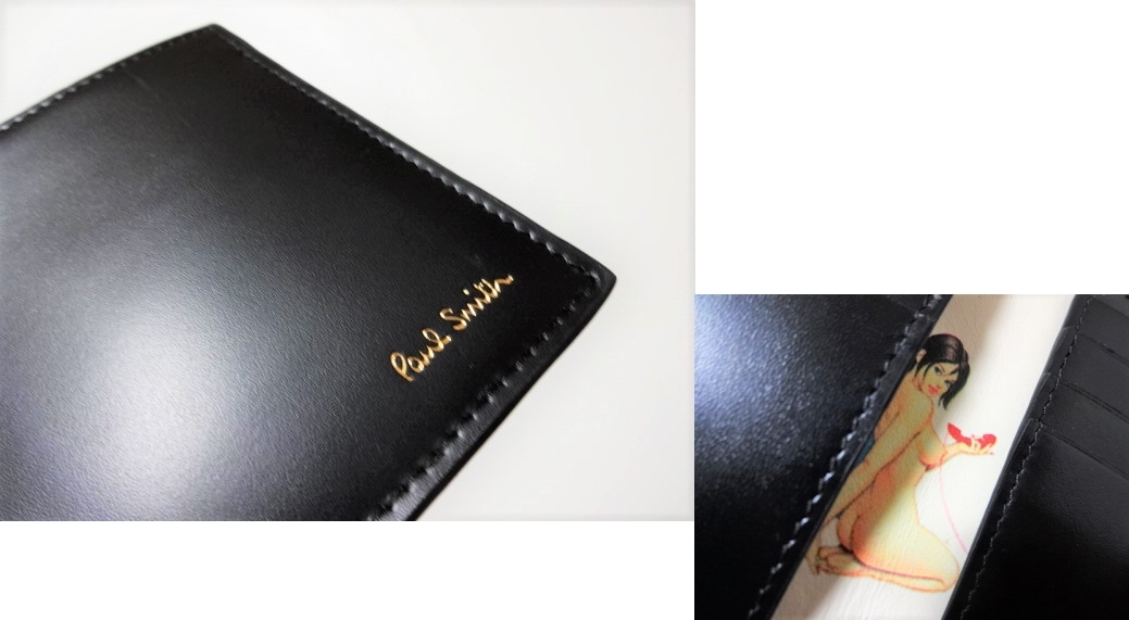 未使用級 ポールスミス ネイキッドレディ 二つ折り イタリア製 ポールスミスPaul Smith【新品・ネイキッドレディ】2つ折り財布＊小銭