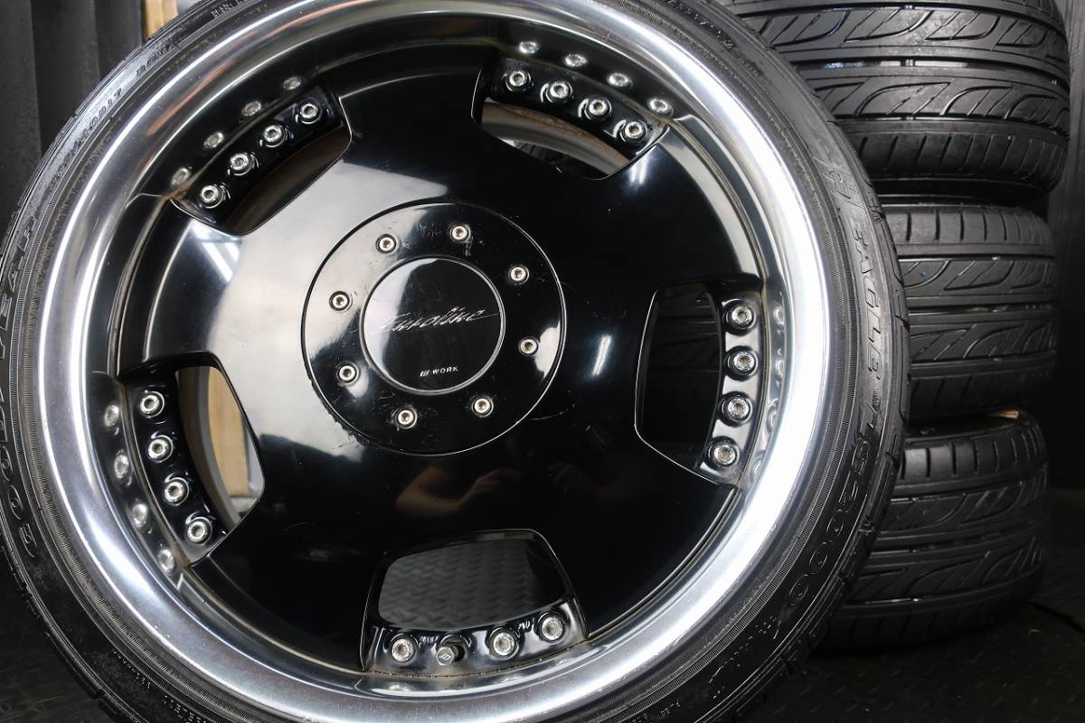 人気ブランド♪WORK ユーロライン DH♪205/40R17♪PCD100♪写真掲載多数