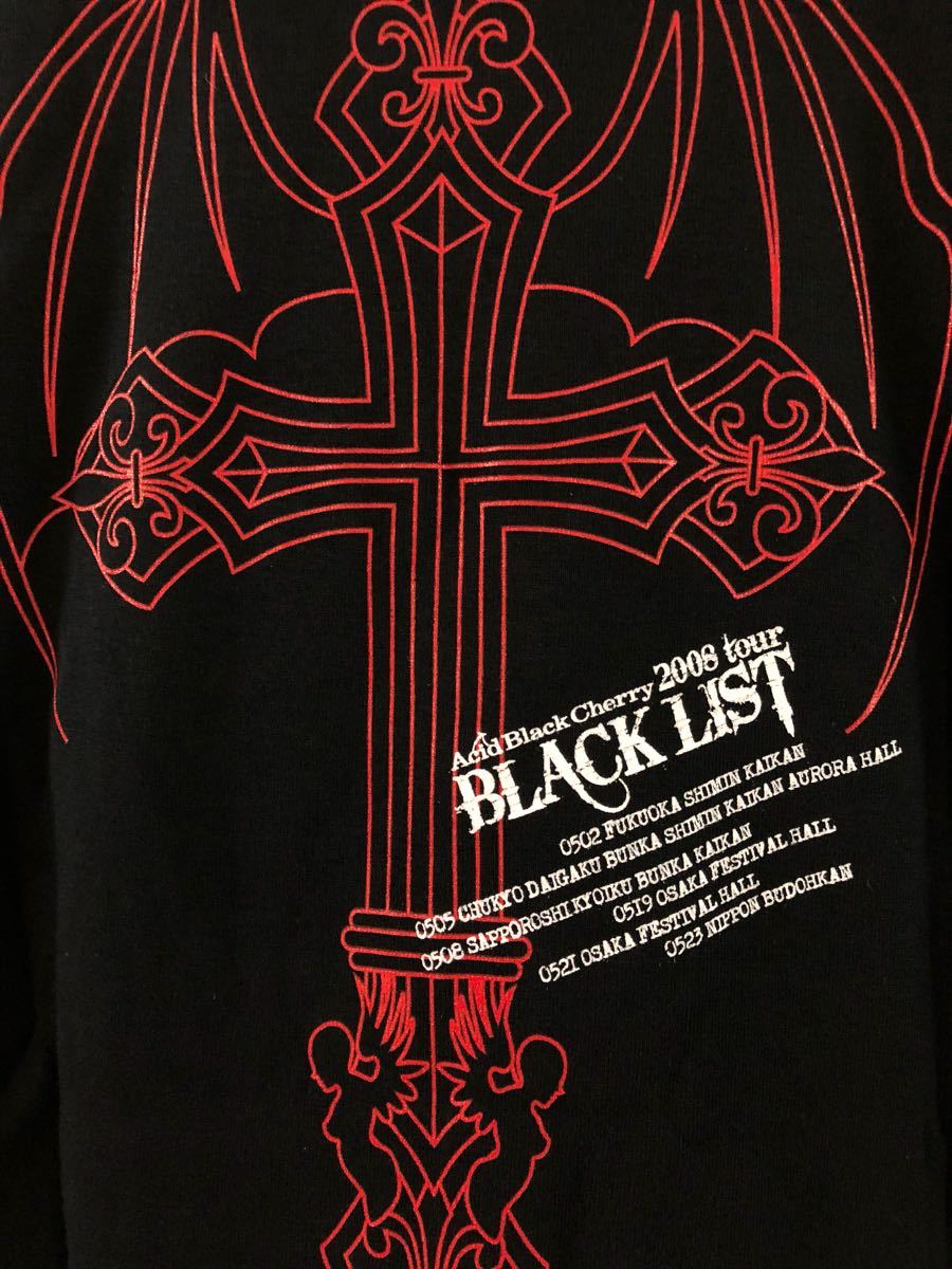 アシッドブラックチェリー BLACK LIST 2008 ツアーTシャツ ﾟレアT ｡ﾟ
