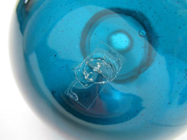 倉敷ガラス ブルー 吹きガラス 水注 花入 公式通販 一輪挿し