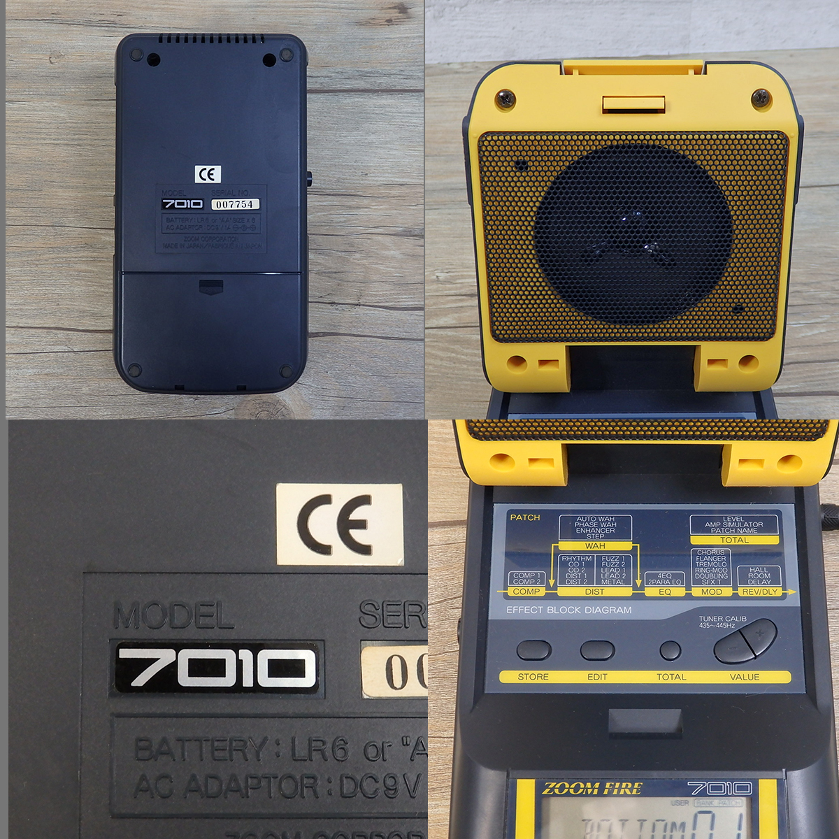 ZOOM ズーム FIRE 7010 マルチエフェクター アンプ スピーカー内蔵 TO