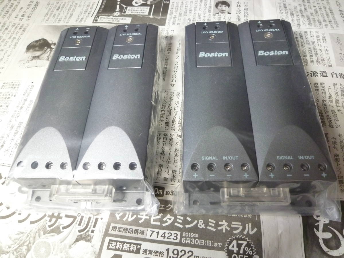 ”フロントバイアンプ効果とは” 流用システムUP!! 保証有 新品未使用 Boston Acoustics PRO60SE(定価136千円)付属パッシブネットワーク①