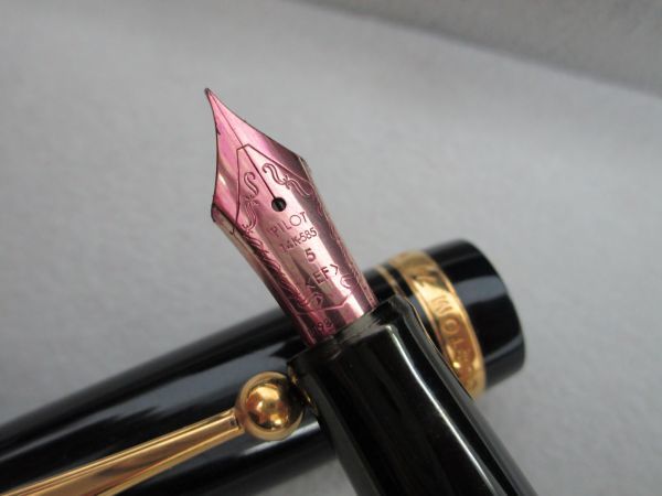 筆記未確認 PILOT パイロット CUSTOM ART CRAFT 14K-585 10 M刻印 木目