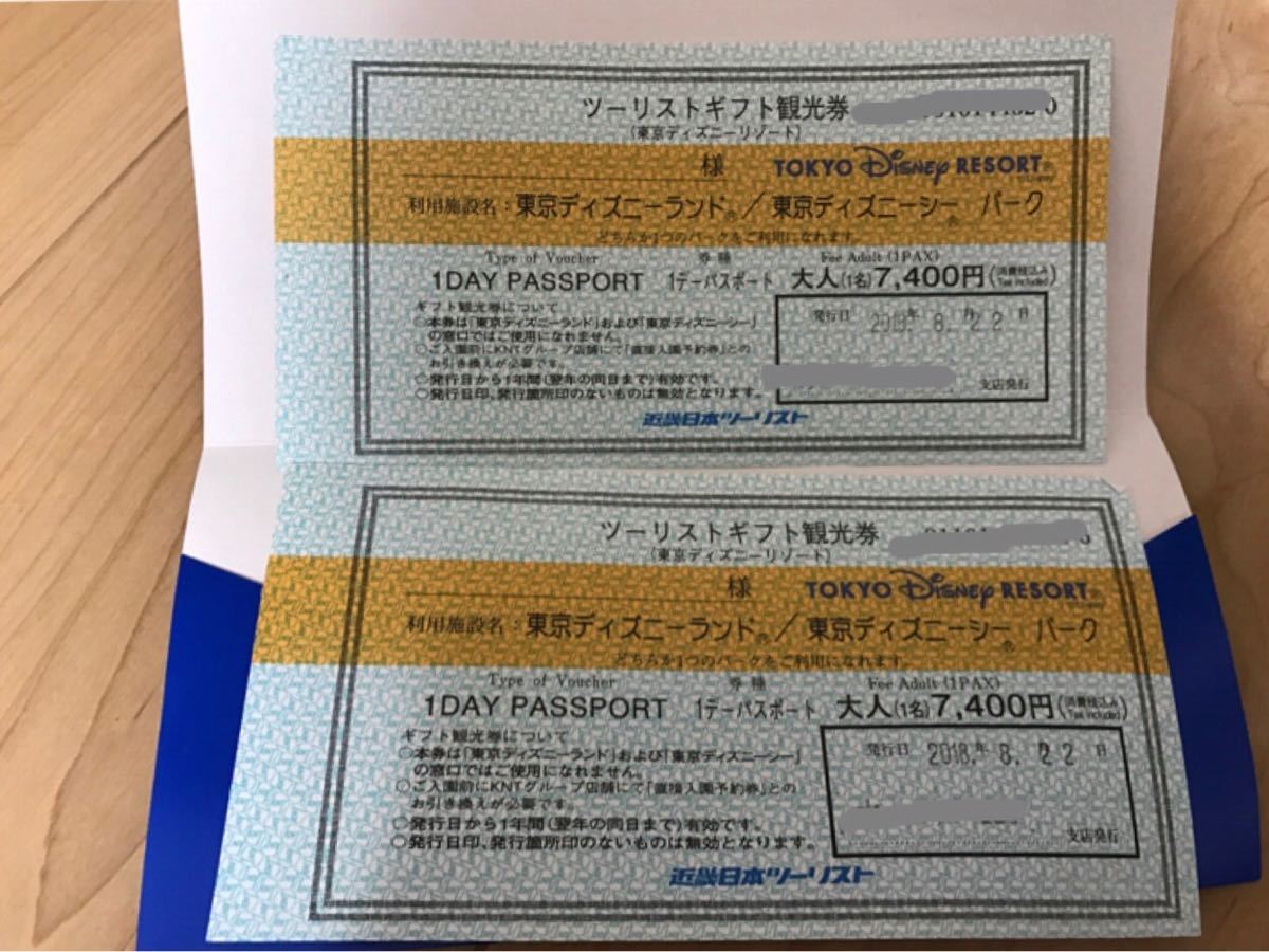 ディズニーリゾート チケット 大人2