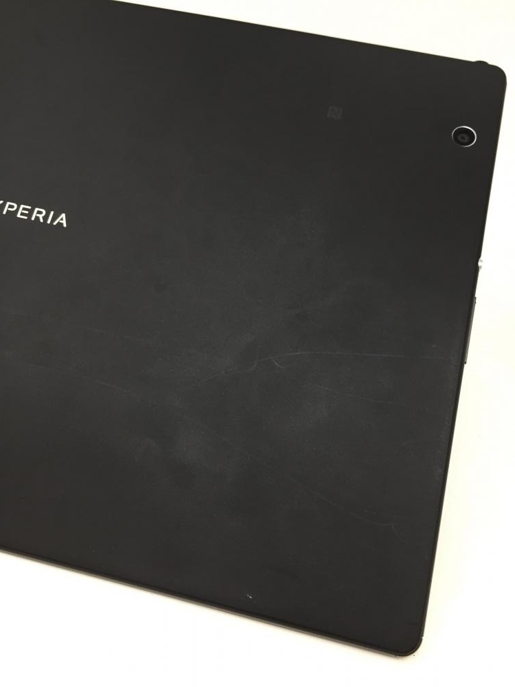 240【中古・制限○ 白ロム】 Xperia Z4 Tablet SOT31 au ブラック/060