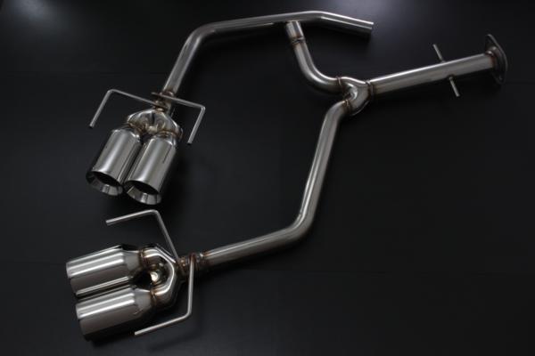 【送料無料】 スリーキャッツ製 UCF30 30セルシオ 後期 100Φ真円 4本出し ストレート マフラー オールステンレス製