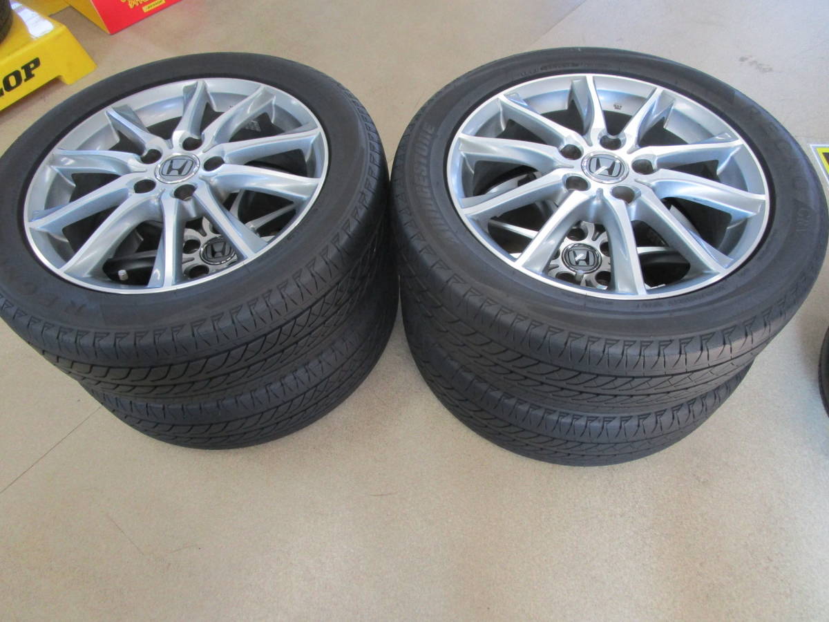純正 HONDA 中古 ホンダ ストリーム 送料無料17×6J+55205⁄55R17 17インチ
