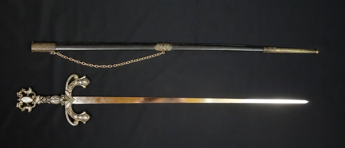 西洋剣サーベルレプリカ 模造刀 模擬刀 ソードオブジェ 全長約82cm
