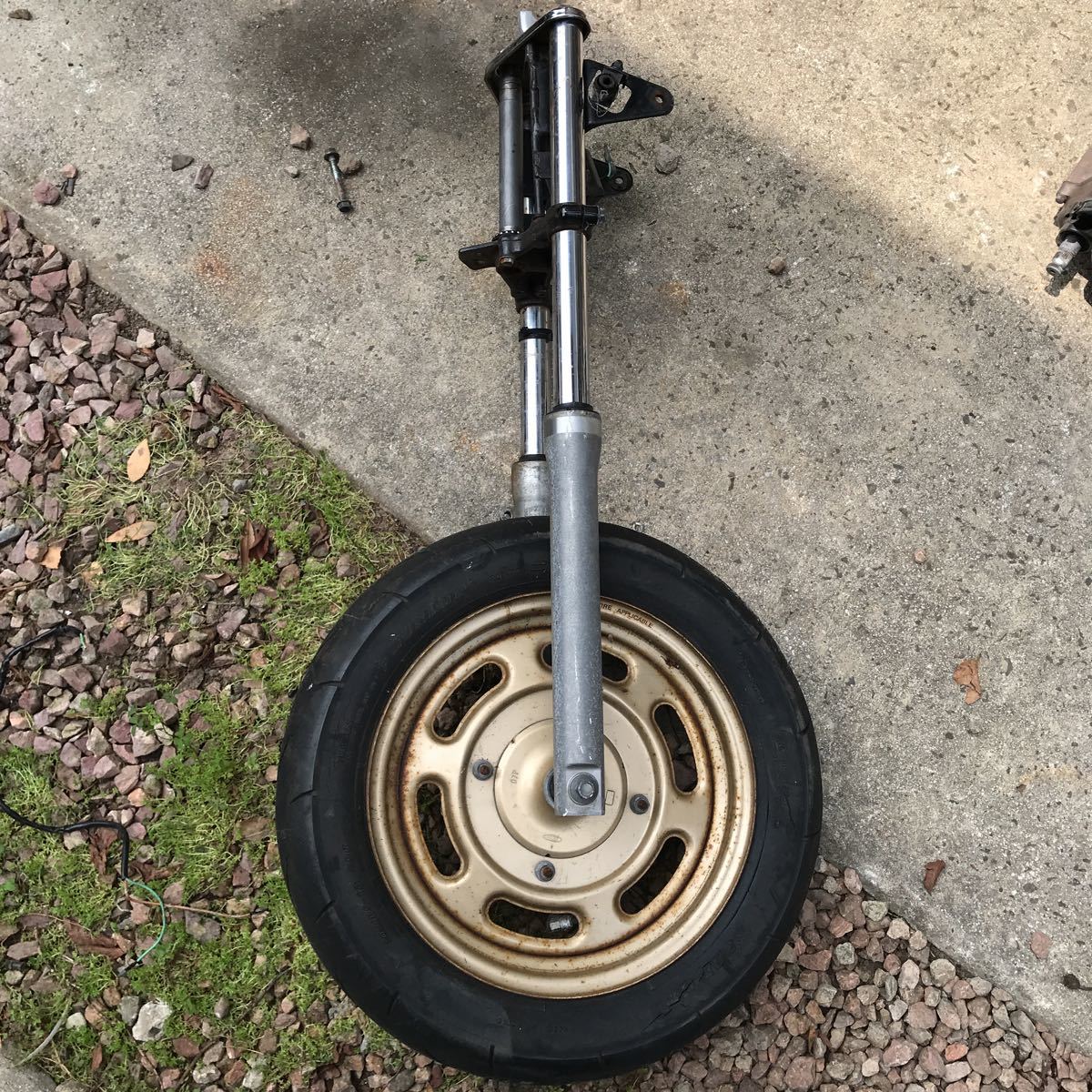 フロントフォーク 純正 GEY-00-L⁄R HONDA SA-1 0 1 エイプ 中古 エイプ