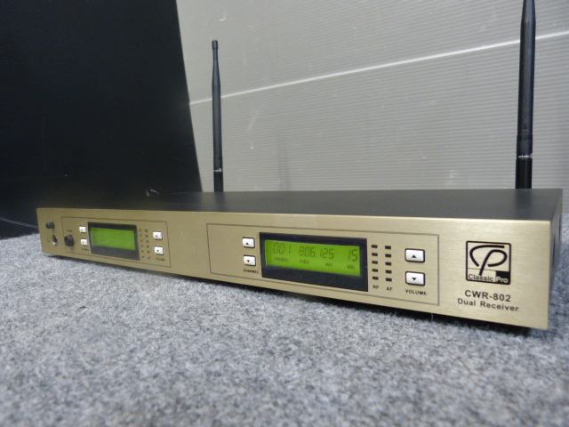 ◎クラシックプロClassic Pro☆UHFデュアルワイヤレスレシーバー CWR