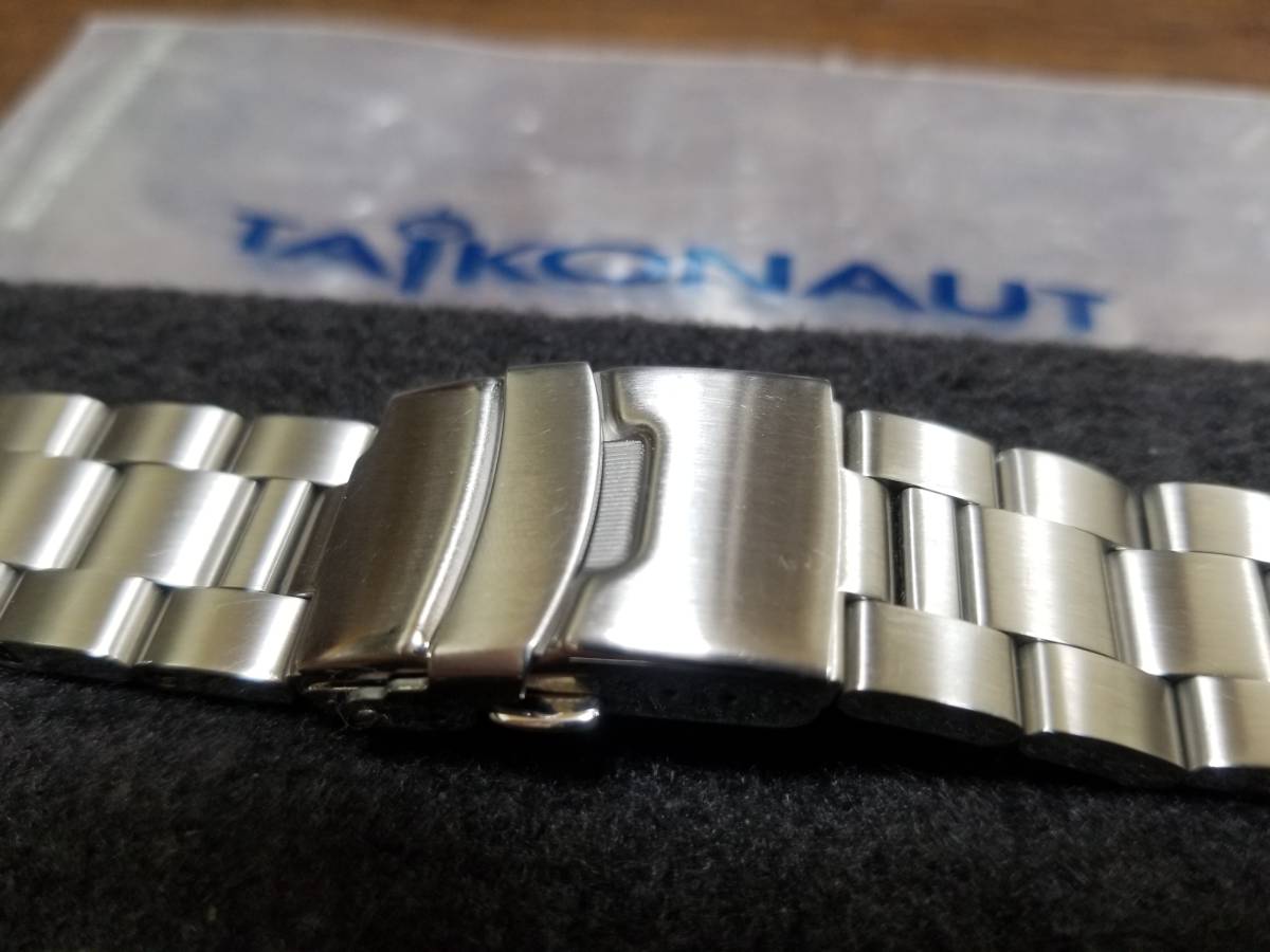 TAIKONAUTタイコノート22mmステンレスベルト オイスターブレス skx007