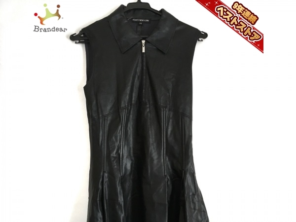 【美品】FOXEY NEW YORK 38サイズ　黒 ワンピース　フォーマル フォクシーニューヨーク FOXEY NEW YORK サイズ38 M 黒 レディース 美