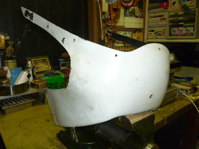 ヤマハ　ＴＺ２５０アッパーカウル　８４　当時モノ　レース用