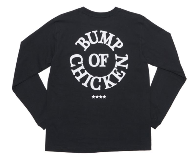 Lsize Logo Long Sleeve TEE BLACK BUMP OF CHICKEN バンプ ロゴ ロンT