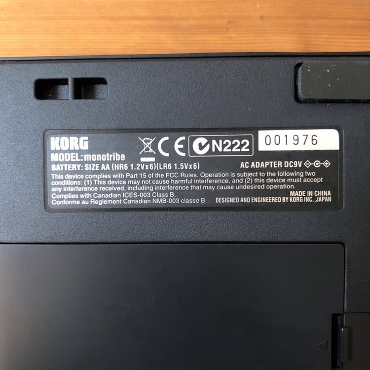 ☆送料無料 美品 動作確認済 KORG monotribe コルグ モノトライブ