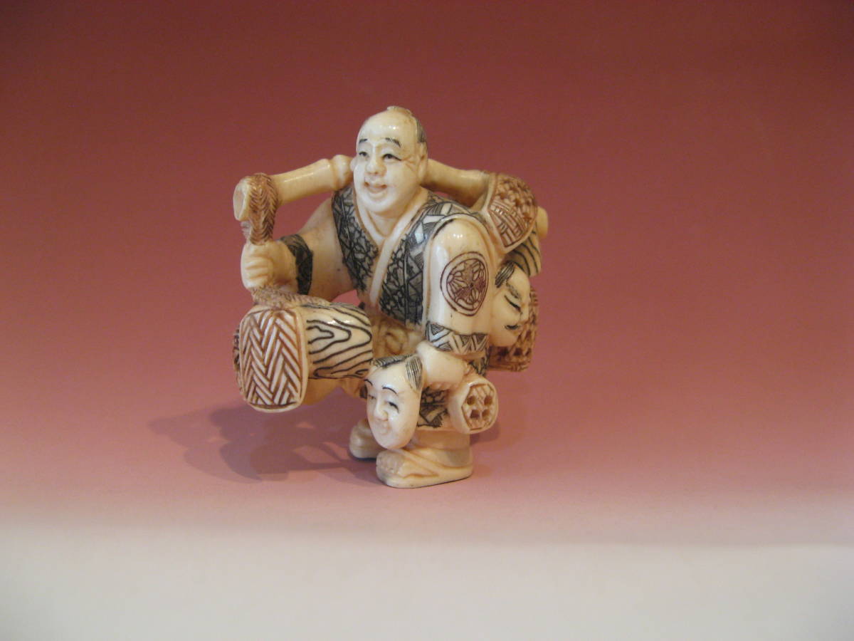 根付 提げ物 現代根付 細密彫刻 豹形根付 根付師 NETSUKE 照玉銘