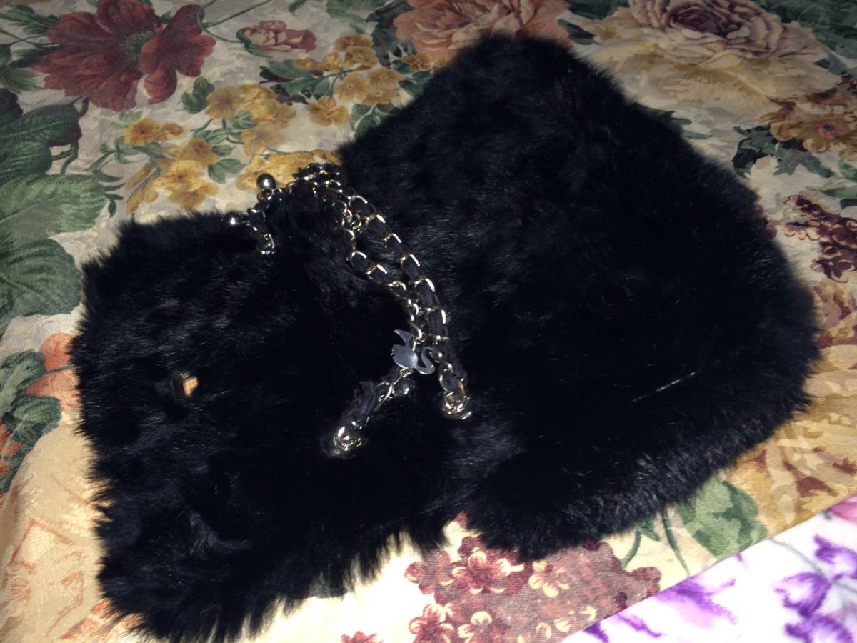 バッグ ☆ 可愛い☆ バービー Barbie ショルダーバッグ ラビットファー  