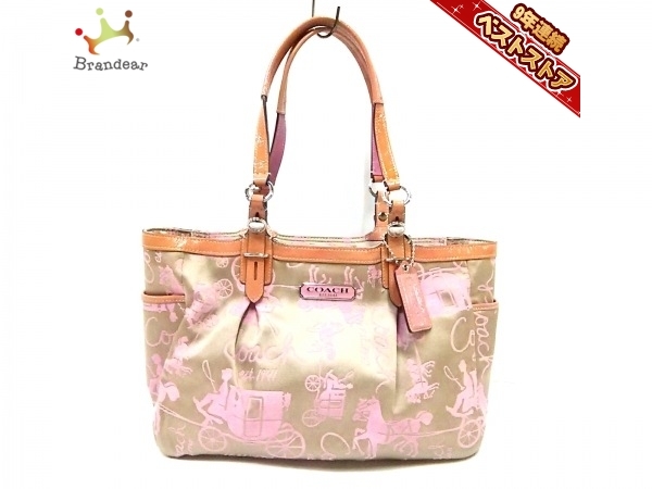レディース 【美品】COACH コーチ トートバッグ 馬車柄 ギャラリー