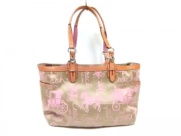 レディース 【美品】COACH コーチ トートバッグ 馬車柄 ギャラリー