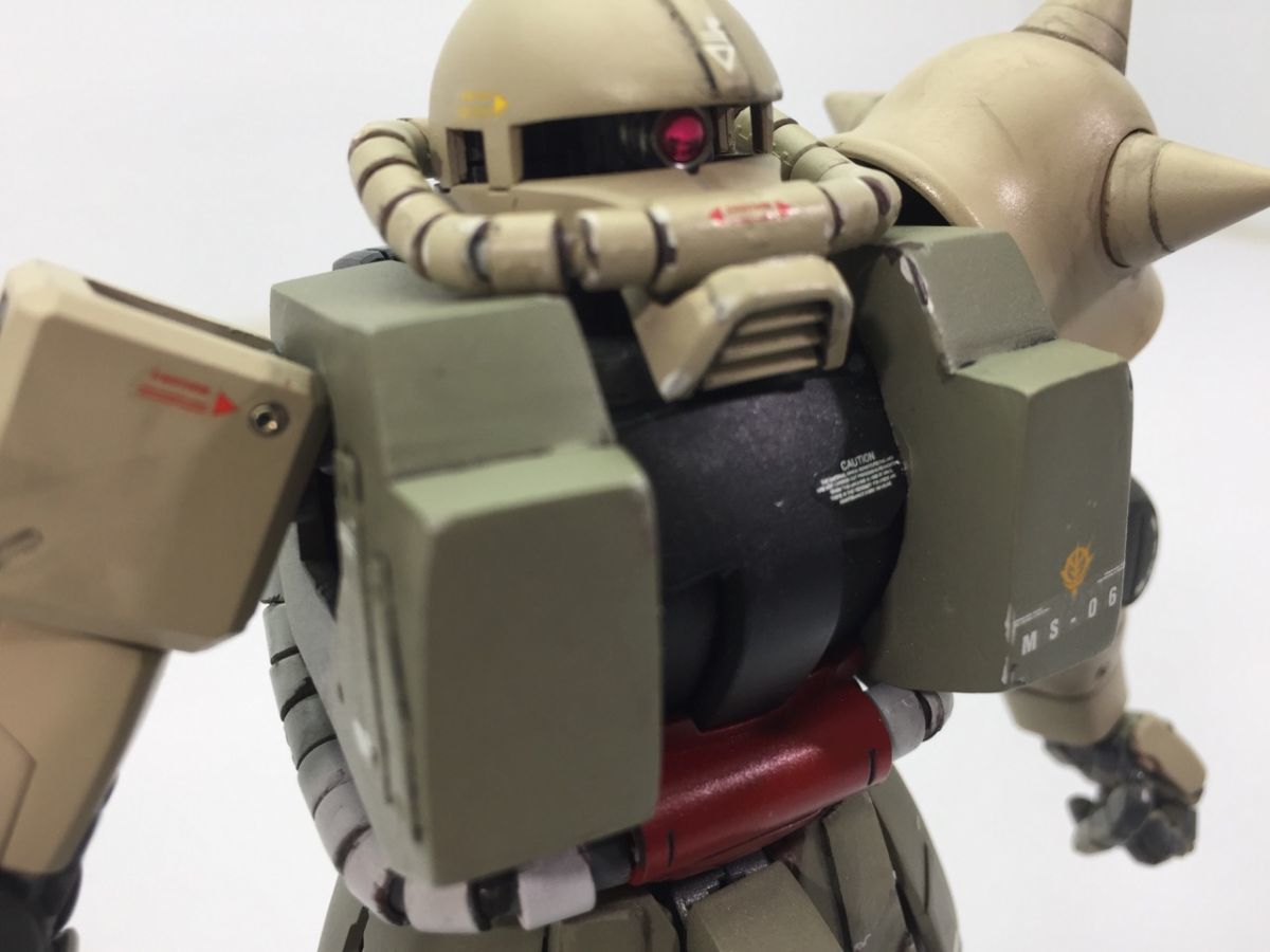 [A2065S] 1/100 MG ザクⅡ Ver.2.0 塗装済完成品/ジャンク/現状渡し/同梱・まとめて取引不可