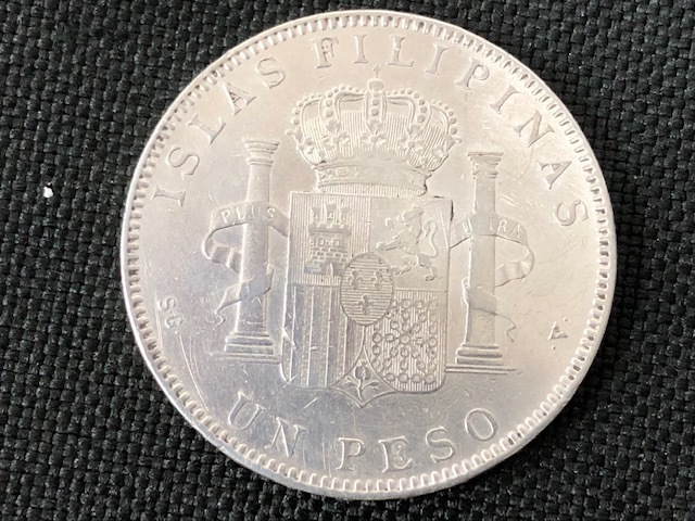 1ペソ PCGS AU フィリピン=スペイン 大型 銀貨アルフォンソEF+ 1897年銘 Yahoo!オークション - アルフォンソ13世 Detail』スペイン領フィリピン1ペソ銀貨（1897年） フィリピン 銀貨／希少1897年 スペイン領 美術品・アンティーク・コレクション 1903年｜Yahoo!フリマ（旧PayPay