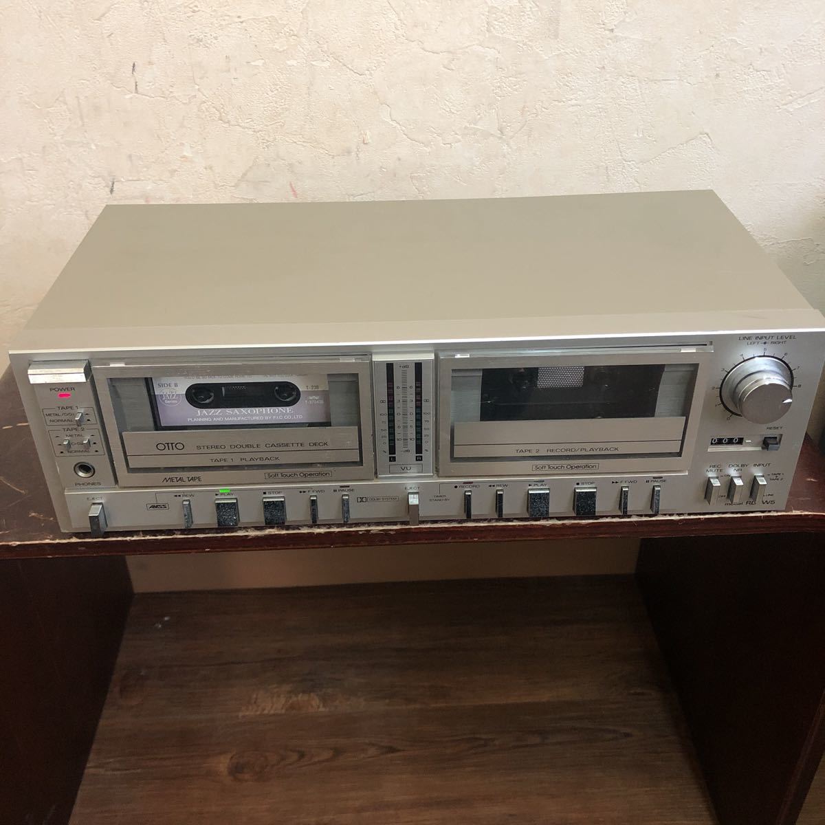 SANYO サンヨー RD-W5 ステレオダブルカセットデッキ 通電済み OTTOの