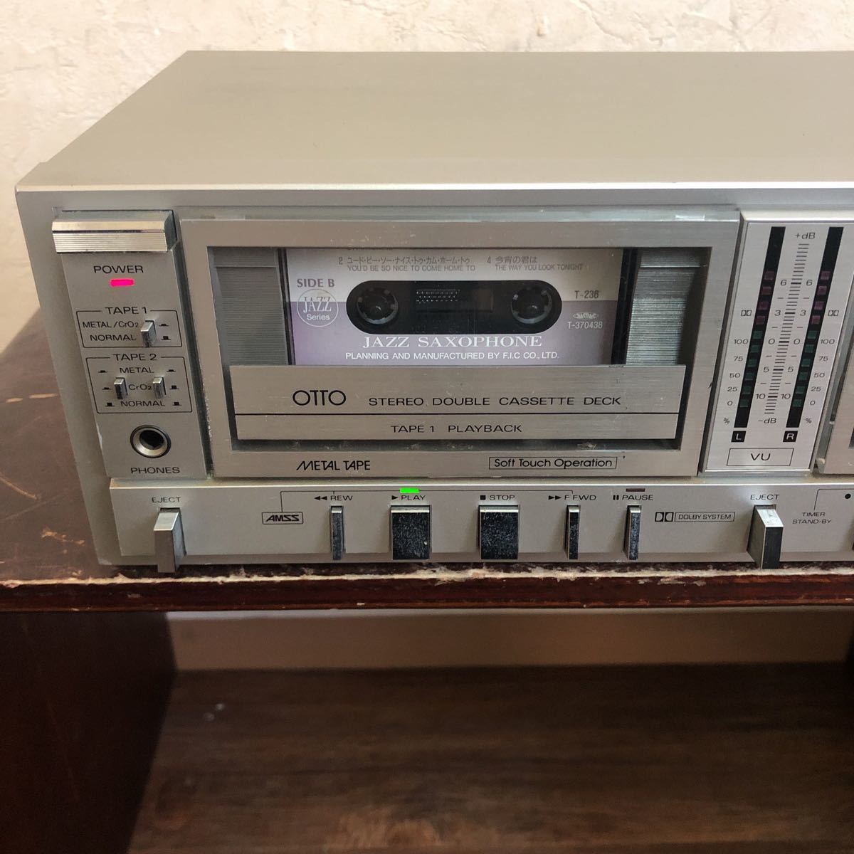 SANYO サンヨー RD-W5 ステレオダブルカセットデッキ 通電済み OTTOの