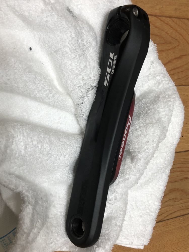 パイオニア ペダリングモニター FC-R8000 170mm 52/36T 170mm SHIMANO 105L・CA500セット 価格は パイオニアペダリング